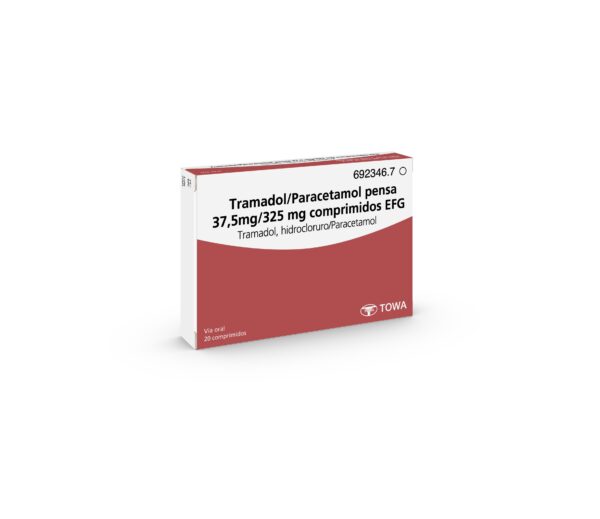 Tramador/Paracetamol pensa 37,5 mg/325mg comprimidos EFG