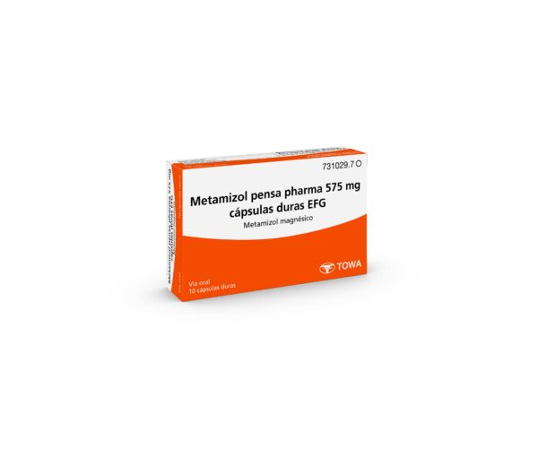 Metamizol pensa pharma 575 mg cápsulas duras EFG