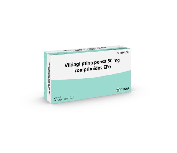 Vildagliptina pensa 50 mg comprimidos EFG