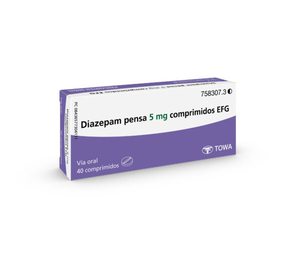 Diazepam pensa 5 mg comprimidos EFG