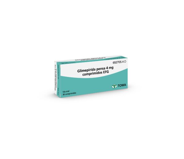 Glimepirida pensa 4 mg Comprimidos EFG