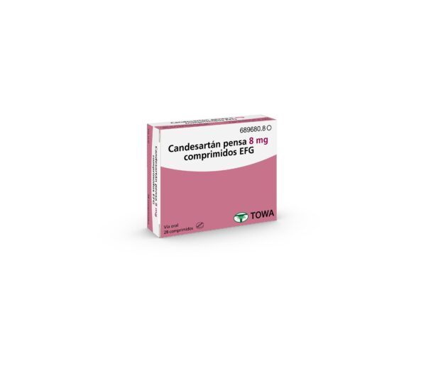 Candesartan pensa 8 mg comprimidos EFG