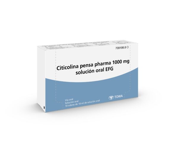 Citicolina pensa pharma 1000 mg solución oral EFG