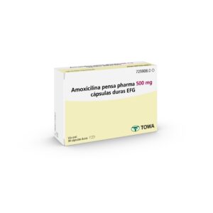Amoxicilina pensa pharma 500 mg cápsulas duras EFG
