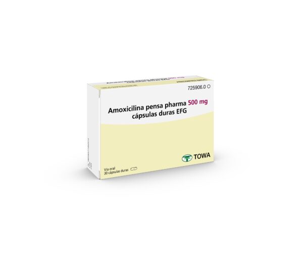 Amoxicilina pensa pharma 500 mg cápsulas duras EFG