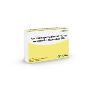 Amoxicilina pensa pharma 750 mg comprimidos dispersables EFG