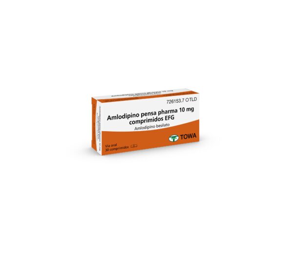 Amlodipino pensa pharma 10 mg comprimidos EFG