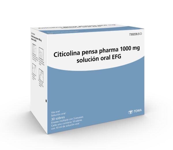 Citicolina pensa pharma 1000 mg solución oral EFG