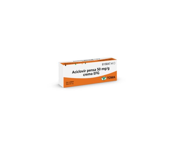 Aciclovir pensa 50mg/g crema EFG