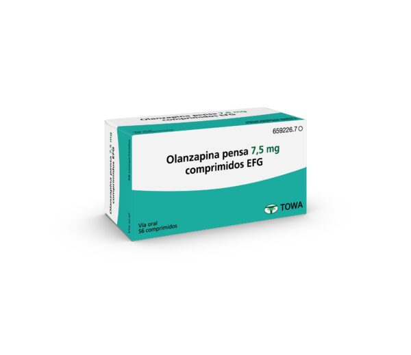 Olanzapina pensa 7,5 mg comprimidos EFG