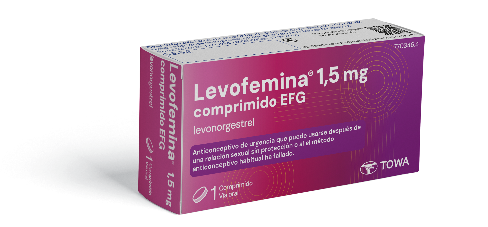 Levofémina® 1,5 mg comprimido EFG